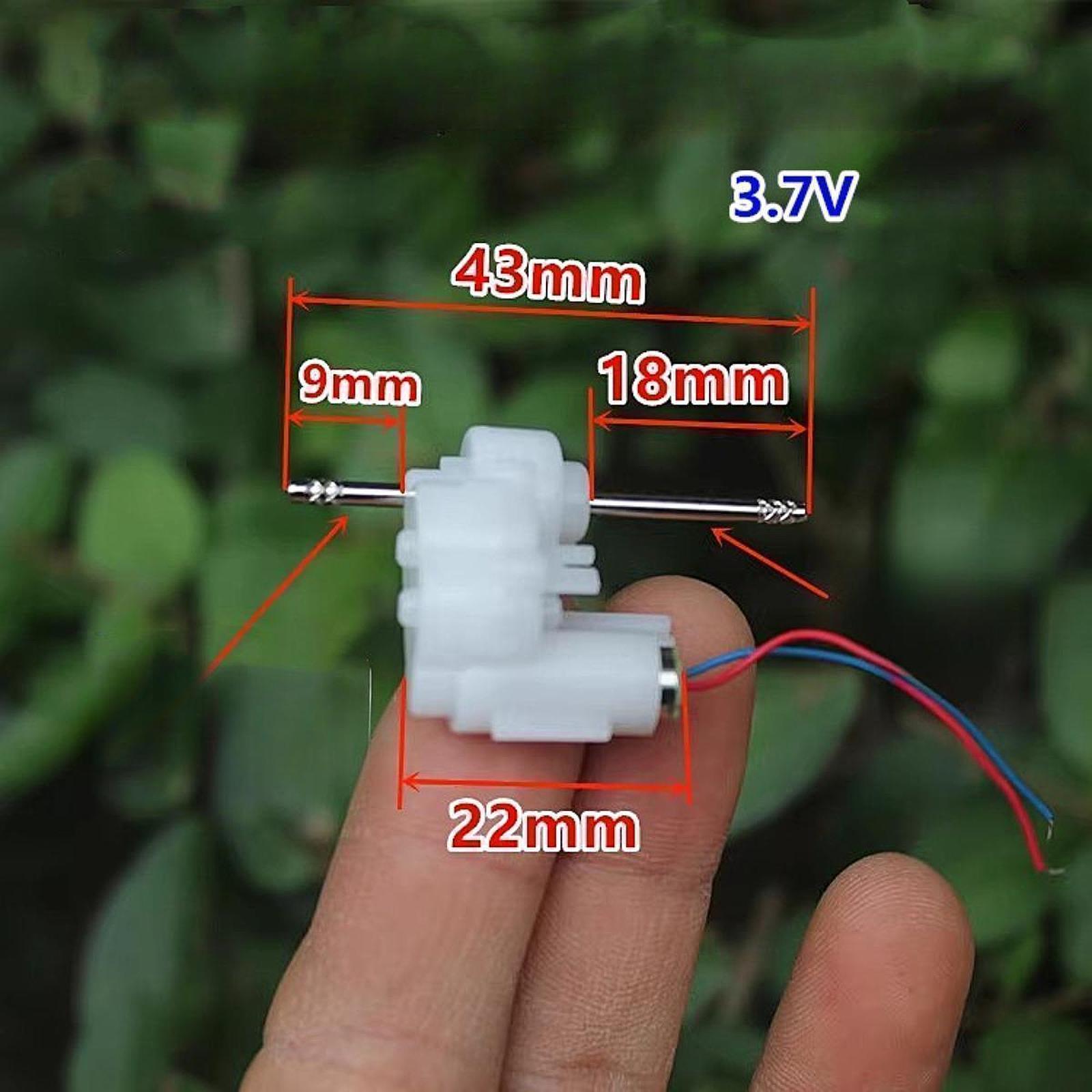 Running Gear Box - Motor Tanpa Inti Mini DC dengan