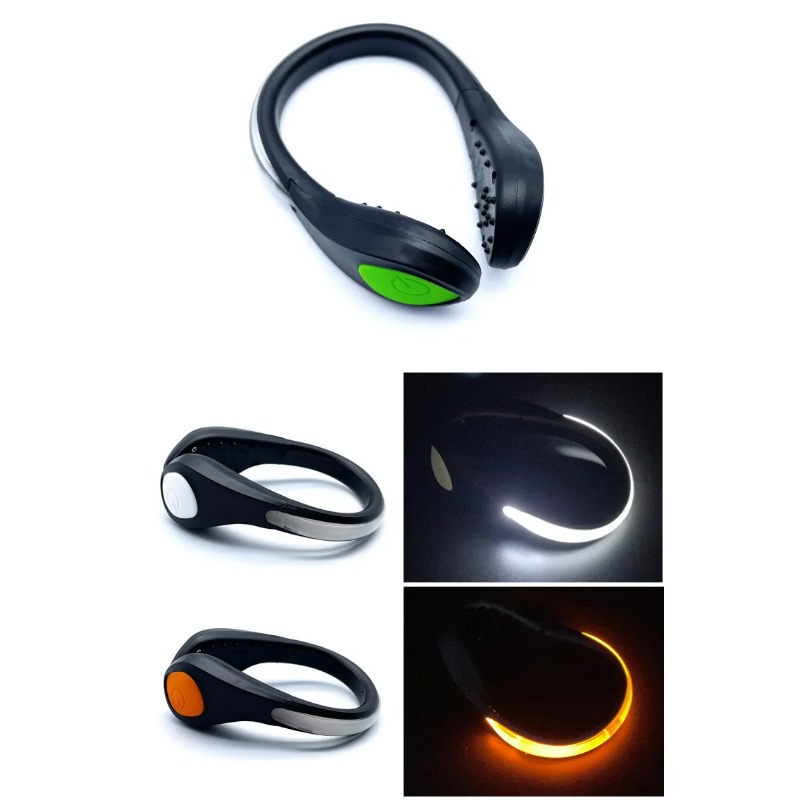 Running Gear Night - Lampu Klip Sepatu Bercahaya Baru LED