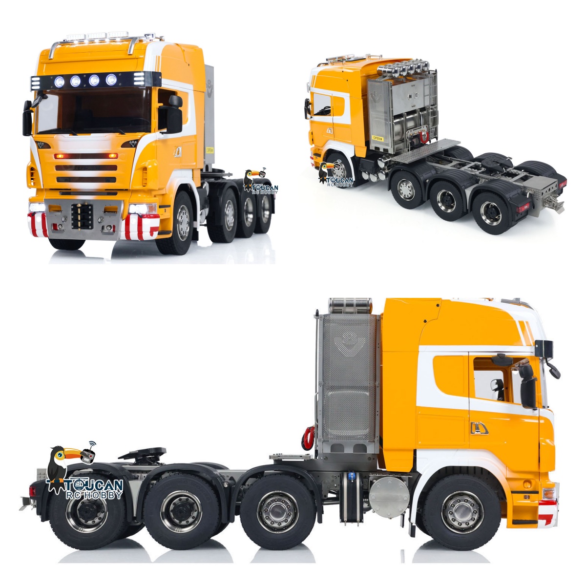 Mainan 1/14 8X8 R620 RC Truk T - Running Gear Box ulasan dan harga