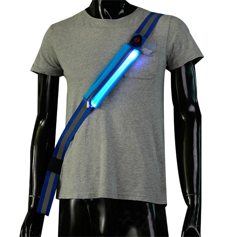 T3LB Sabuk Reflektif LED Visib - Running Gear Night ulasan dan harga