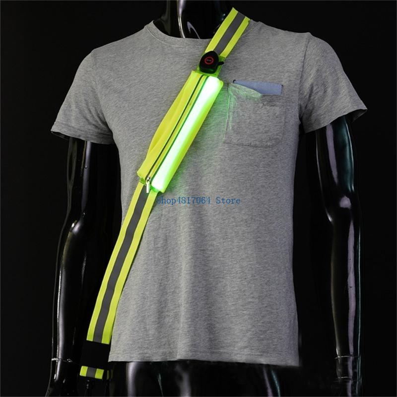 T3LB Sabuk Reflektif LED Visib - Running Gear Night ulasan dan harga