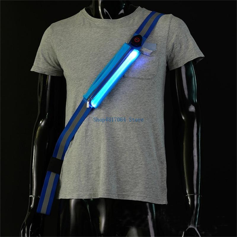 T3LB Sabuk Reflektif LED Visib - Running Gear Night ulasan dan harga
