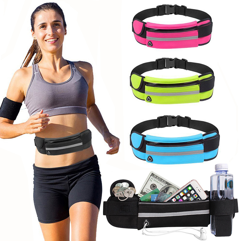 Tas pinggang lari wanita, tas  - Running Belt Waist ulasan dan harga