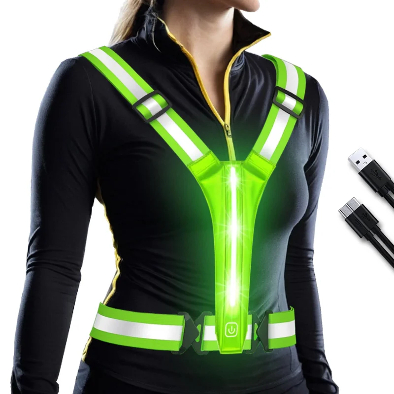 Rompi Reflektif LED untuk Lari - Running Gear Night ulasan dan harga