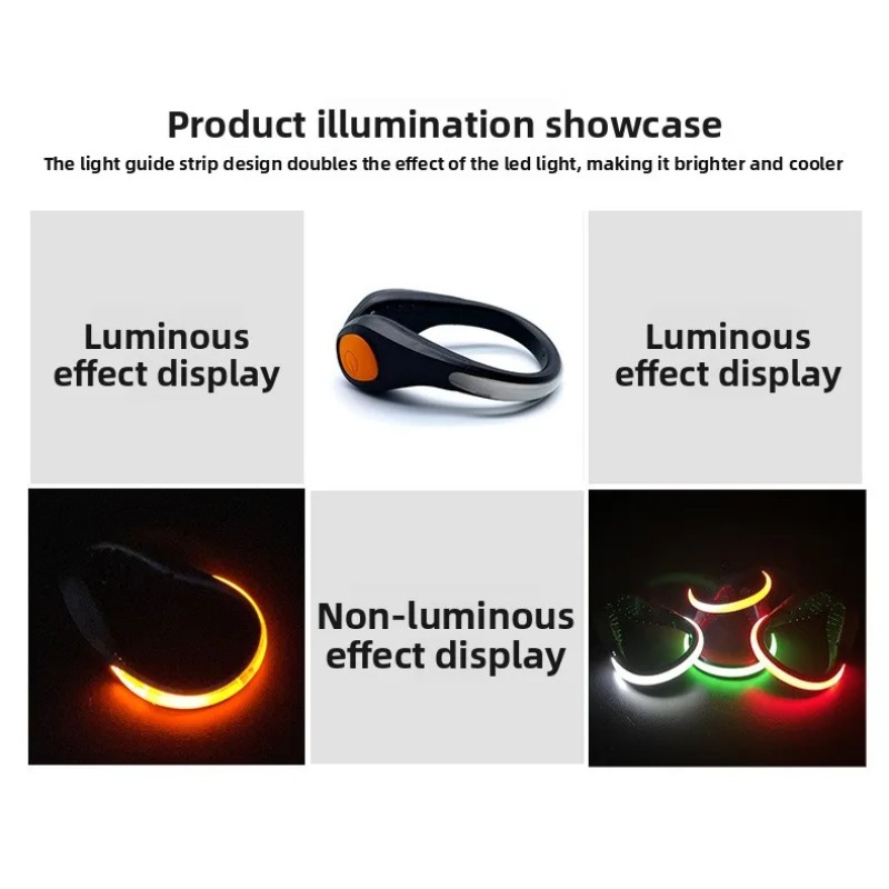 Lampu Klip Sepatu Bercahaya Ba - Running Gear Night ulasan dan harga