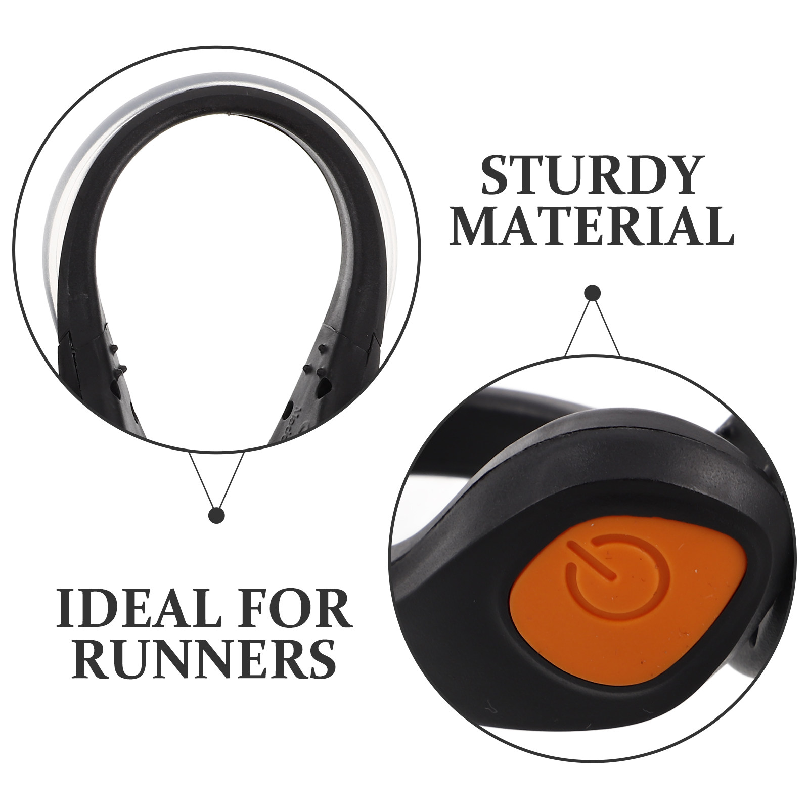 2 Buah Lampu Klip Sepatu LED P - Running Gear Night ulasan dan harga