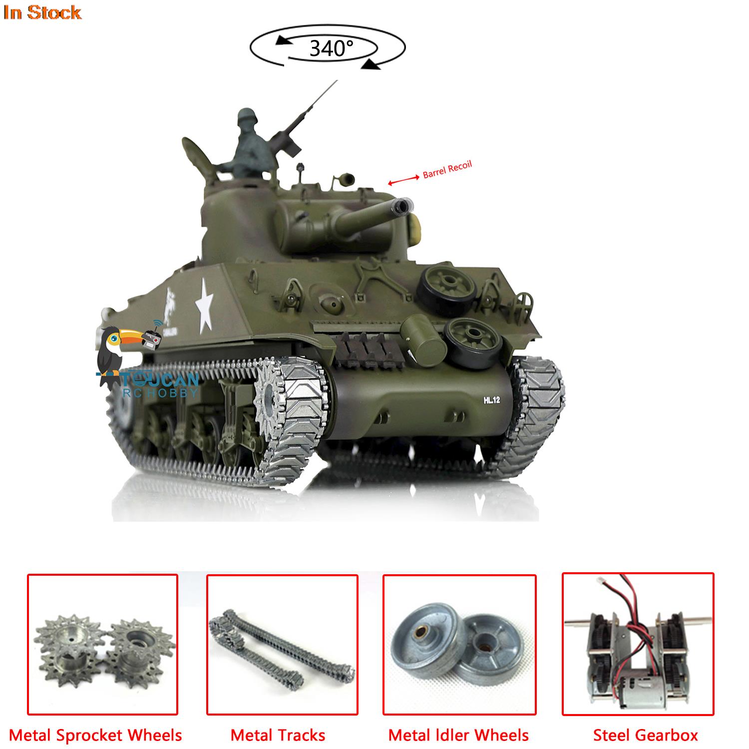 1/16 HENG LONG RC Tank 7.0 Upg - Running Gear Box ulasan dan harga