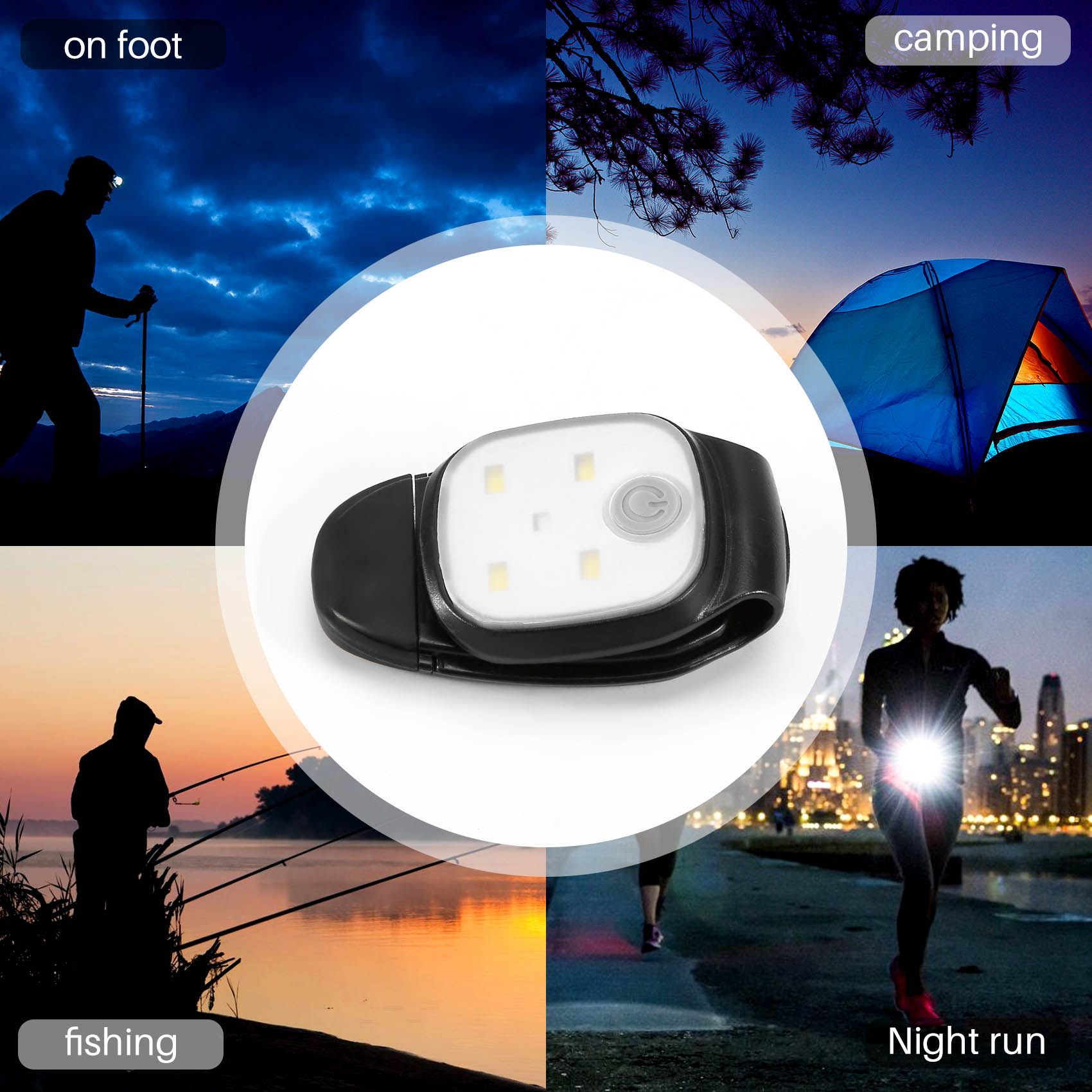 XSXS-Lampu Lari Jepit Luar Rua - Running Gear Night ulasan dan harga