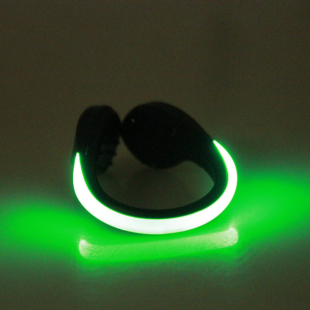 1 Buah Klip Sepatu LED Hijau T - Running Gear Night ulasan dan harga