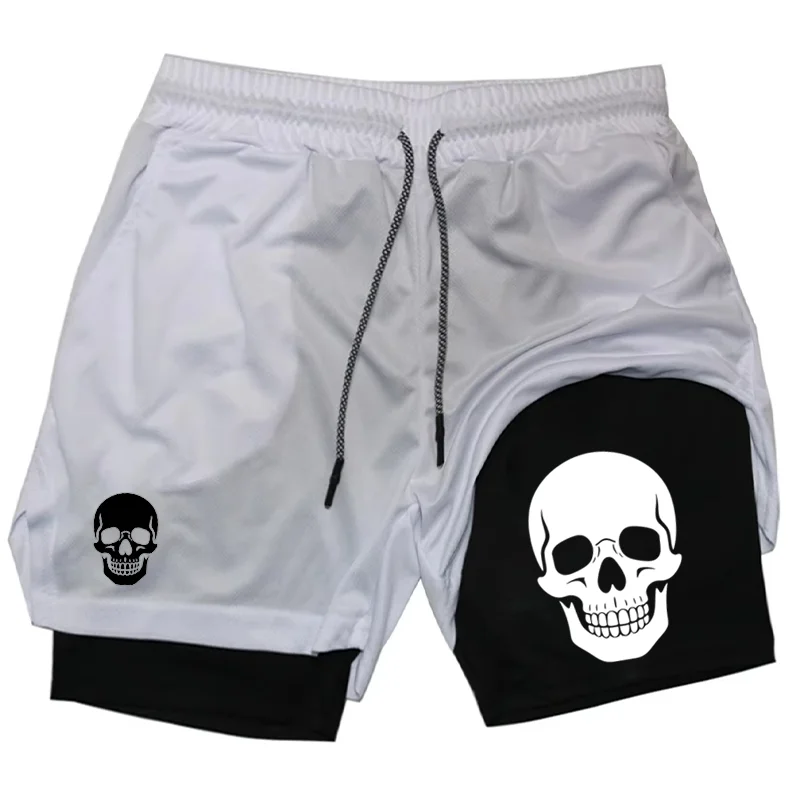Celana pendek pria Skull 2-in- - Running Gear Men ulasan dan harga