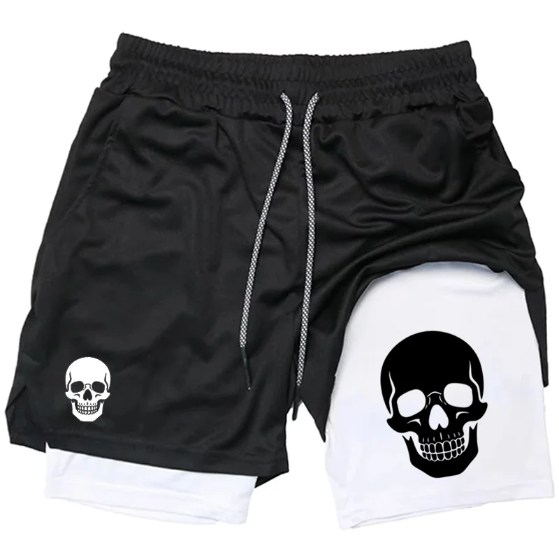 Celana pendek pria Skull 2-in- - Running Gear Men ulasan dan harga