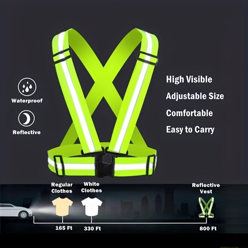 Rompi Keselamatan Reflektif Vi - Running Gear Night ulasan dan harga